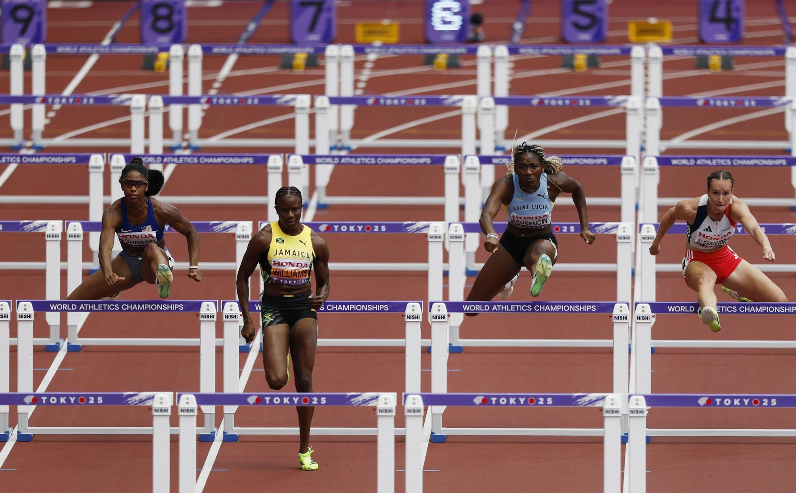 Las mejores imágenes del triunfo de Seville en 100 metros y del resto del Mundial de atletismo