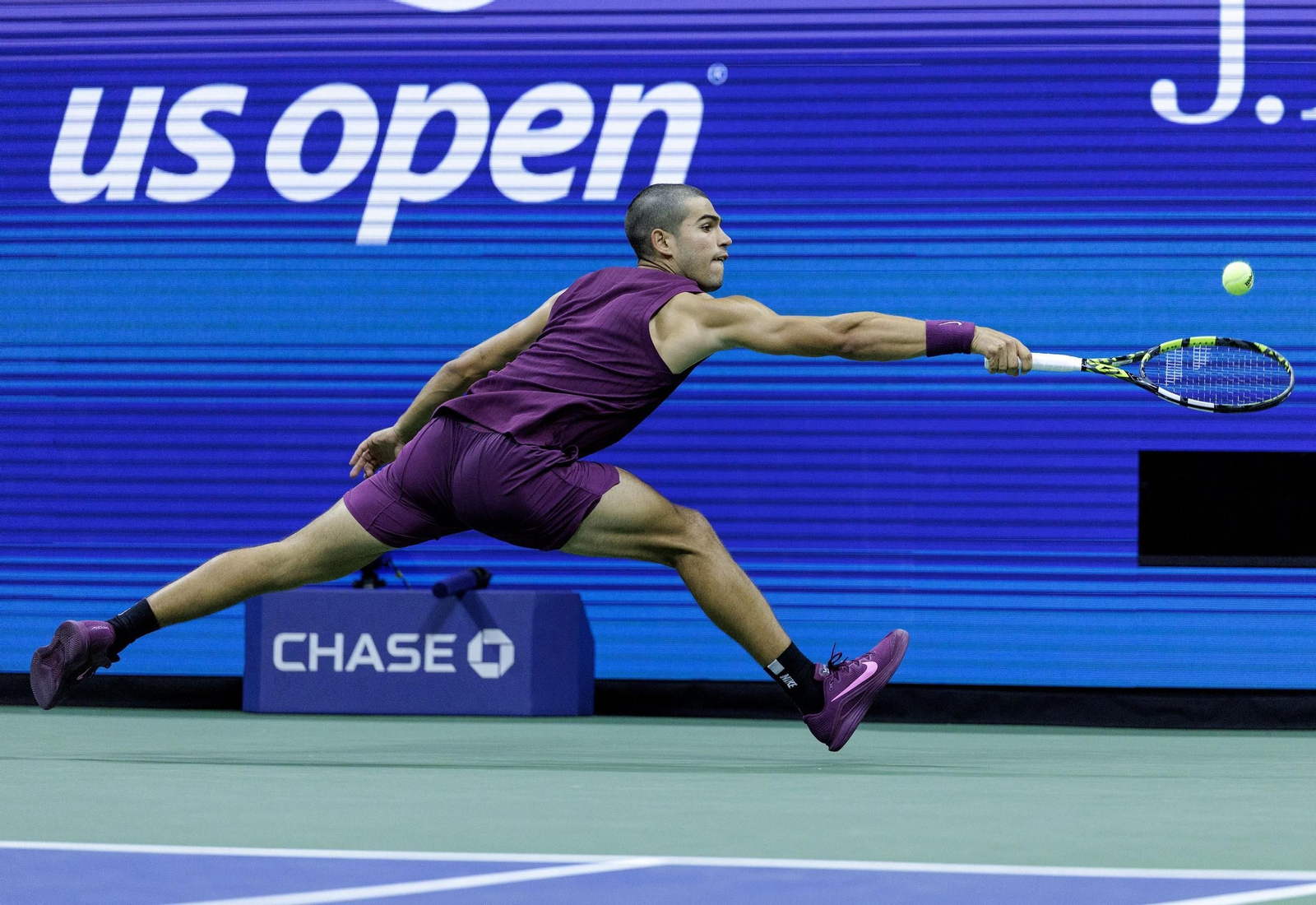 Las fotos del demoledor Alcaraz en la segunda ronda del US Open