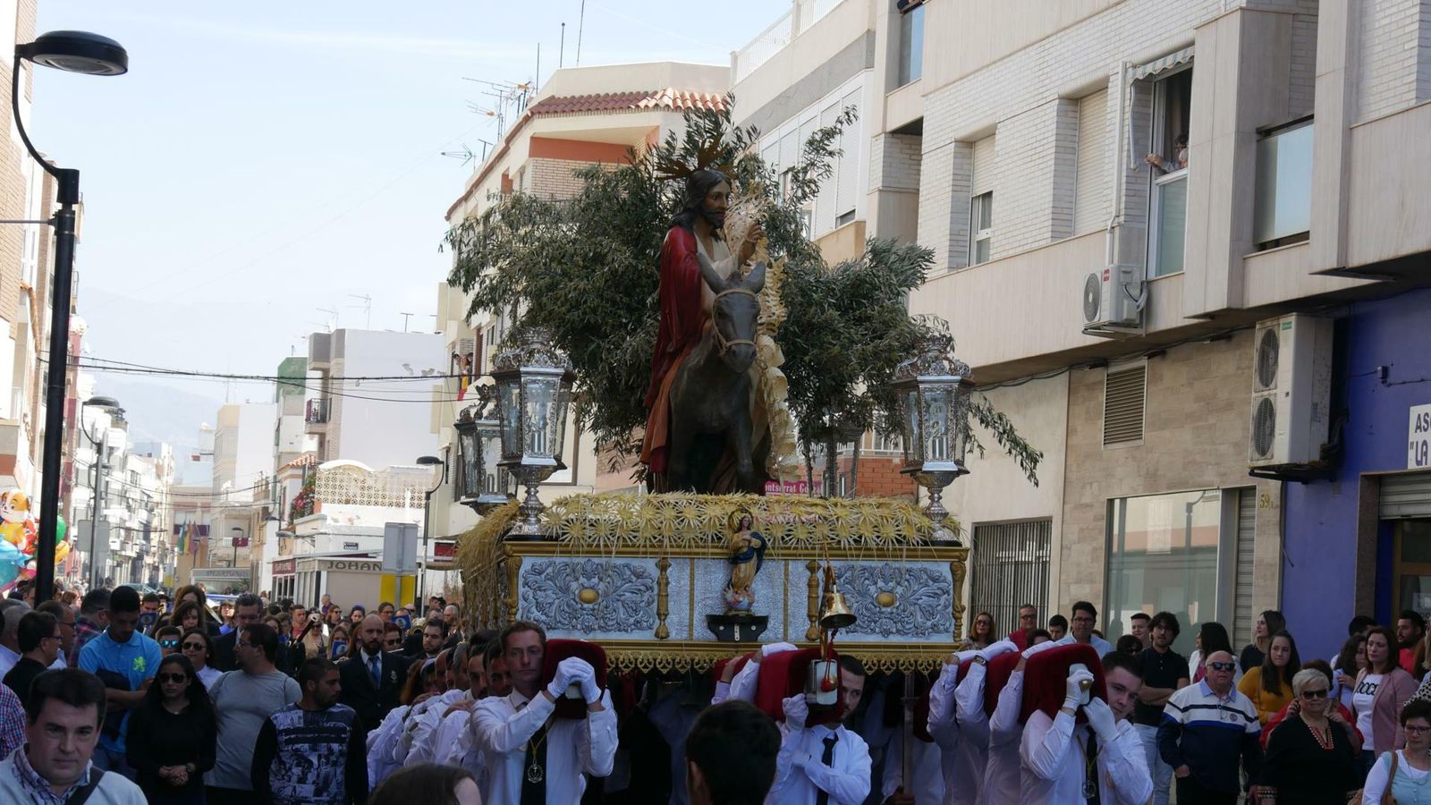 El Domingo de Ramos comienza en Adra con La Borriquita