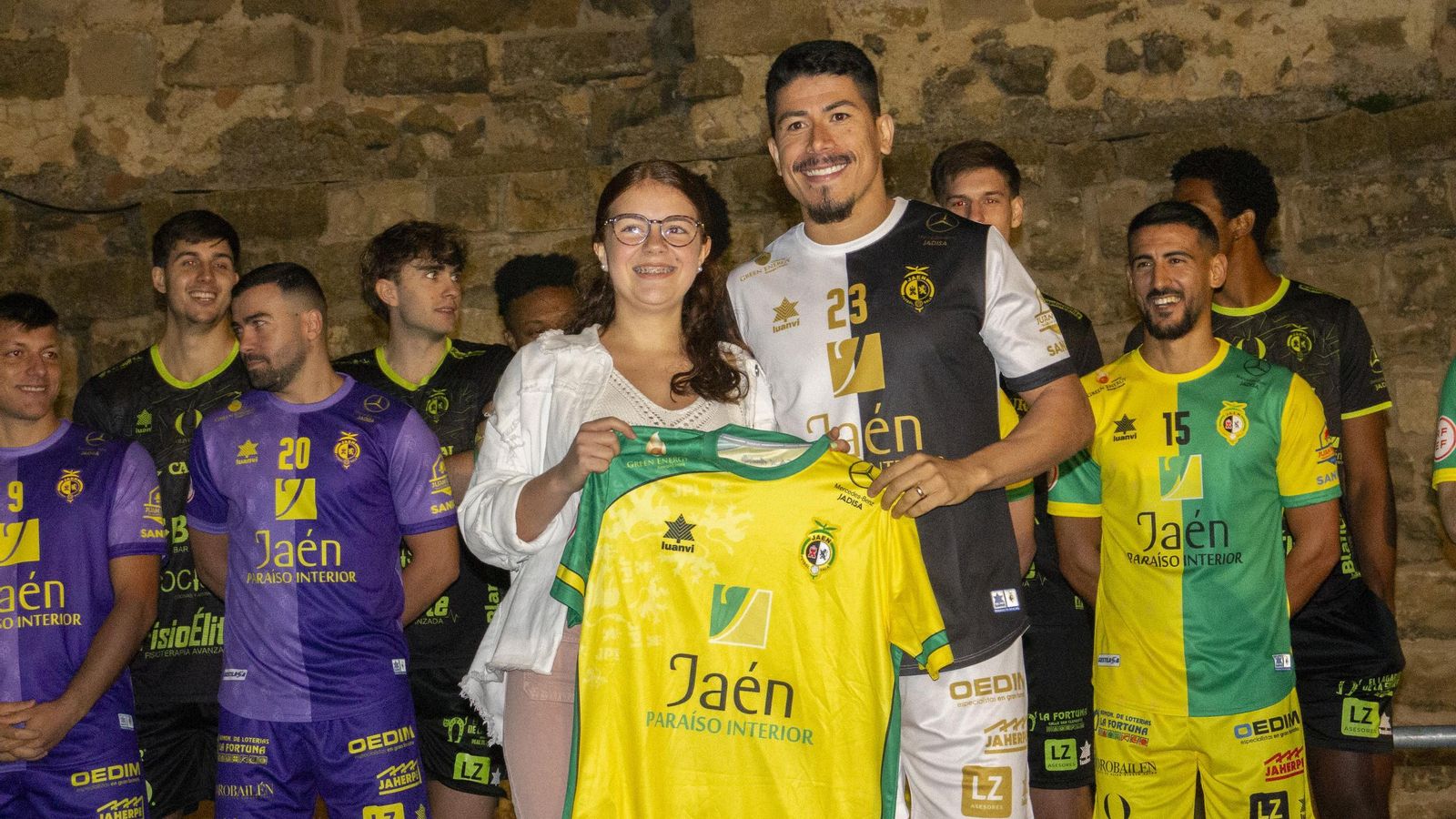 Presentación del Jaén Paraíso Interior FS en el Castillo de Sabiote, en imágenes