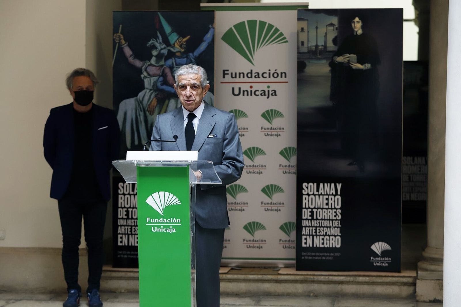 Braulio Medel, en una imagen de archivo de un acto de la Fundación Unicaja.