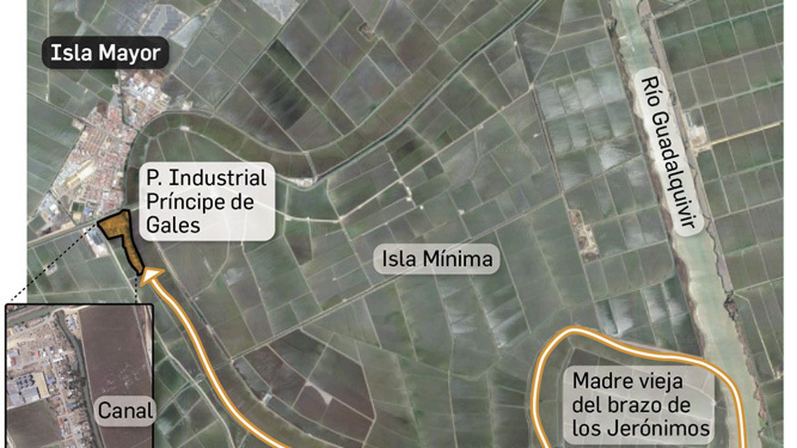 Ruta de narcotráfico en Isla-Mayor.