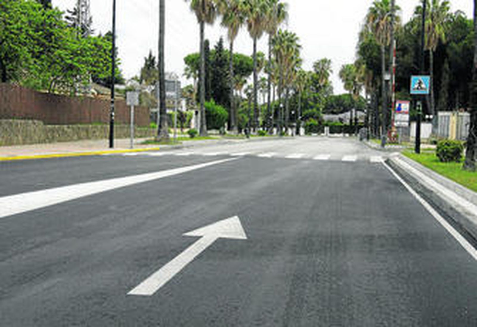 Imagen de la avenida Eduardo y Felipe Osborne.