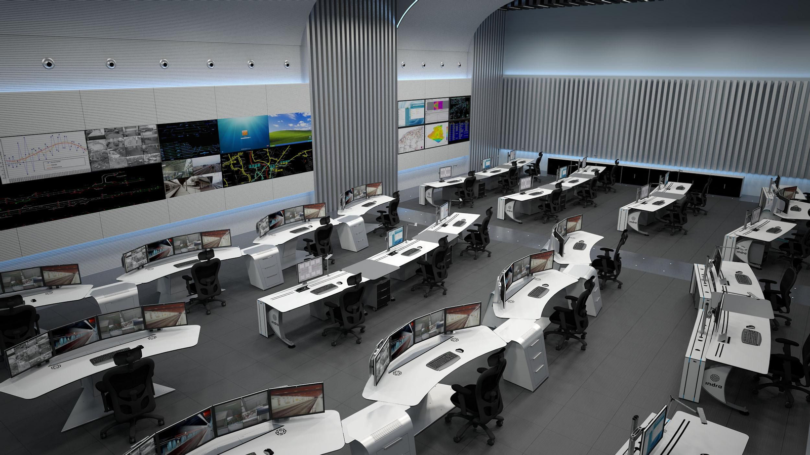 Edificio de Indra  en el Parque Tecnológico de Andalucía (PTA), en Málaga