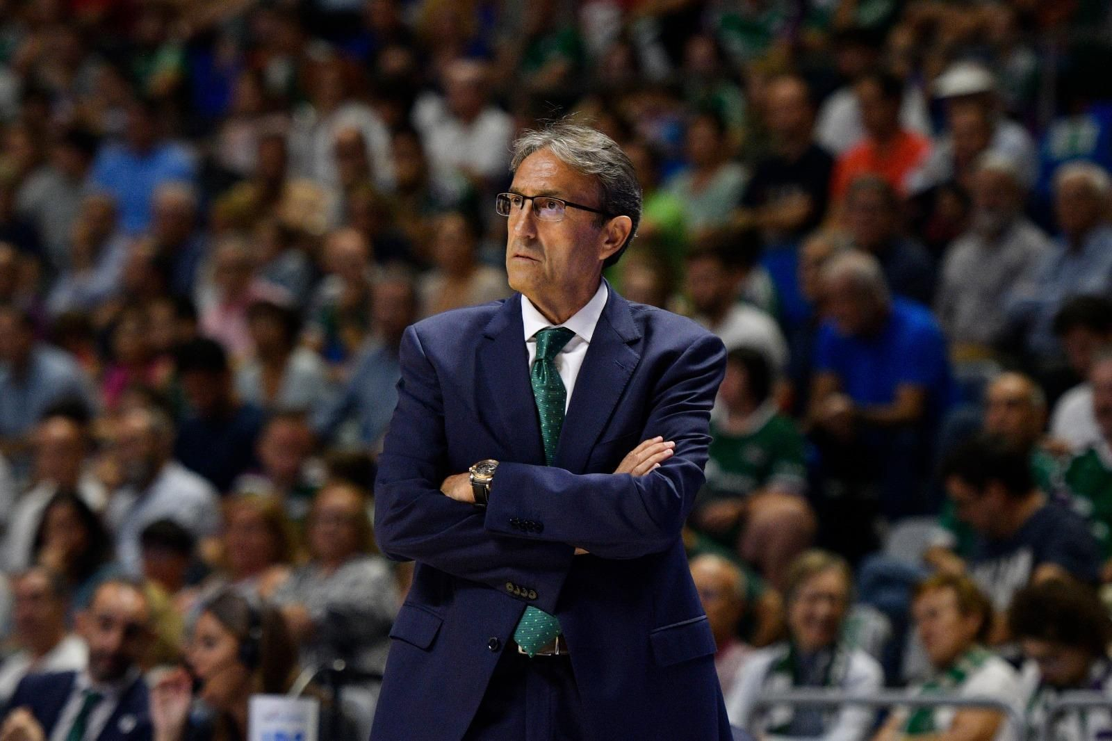 Casimiro, durante el partido.