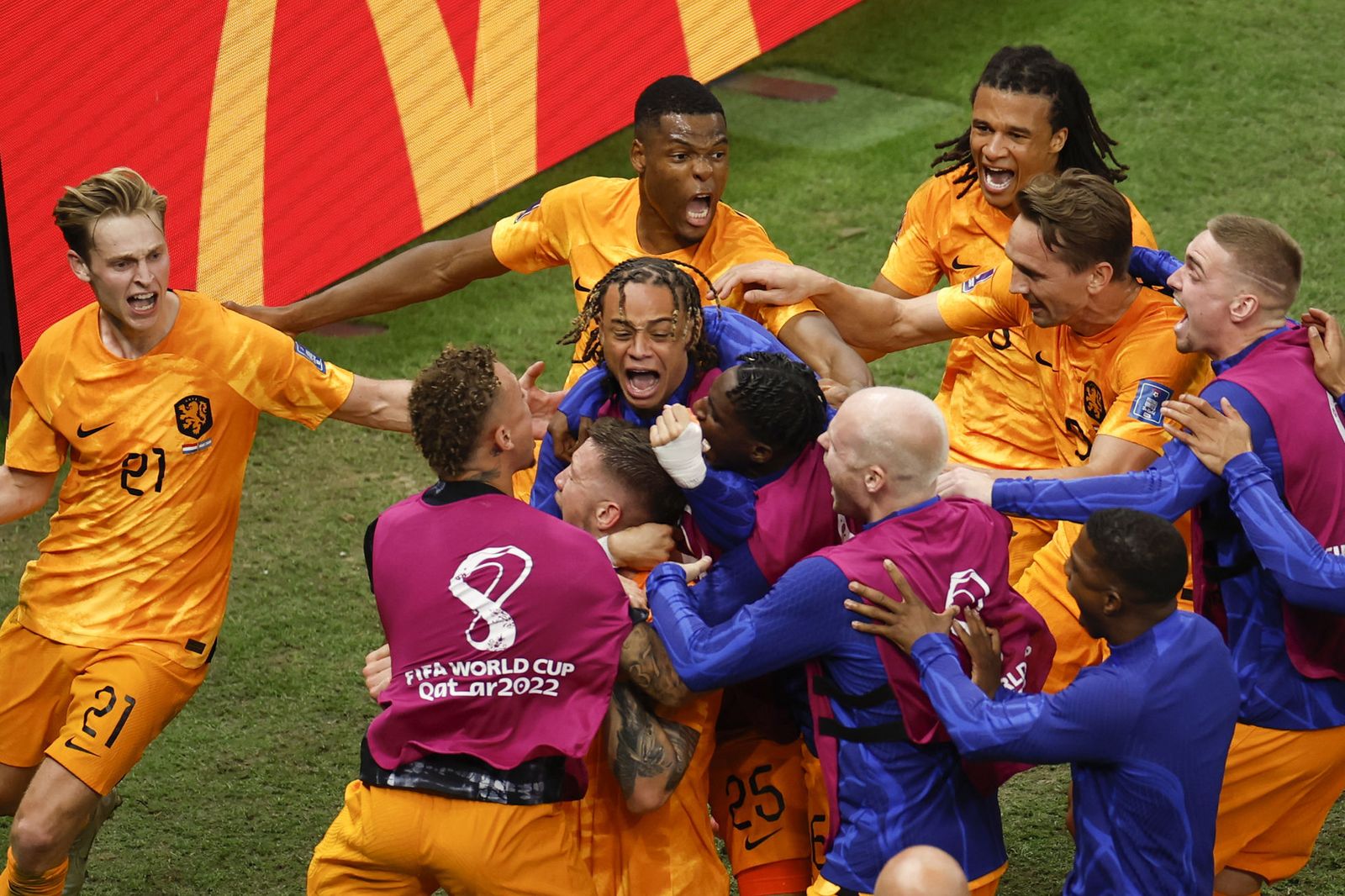 Las imágenes del Países Bajos - Argentina en los cuartos de final del Mundial de Qatar