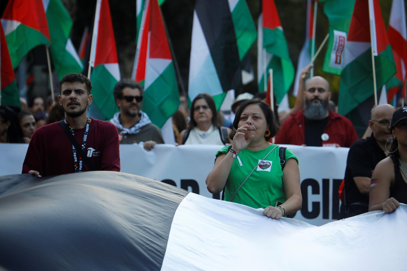 Las imágenes de la manifestación de Córdoba por Gaza