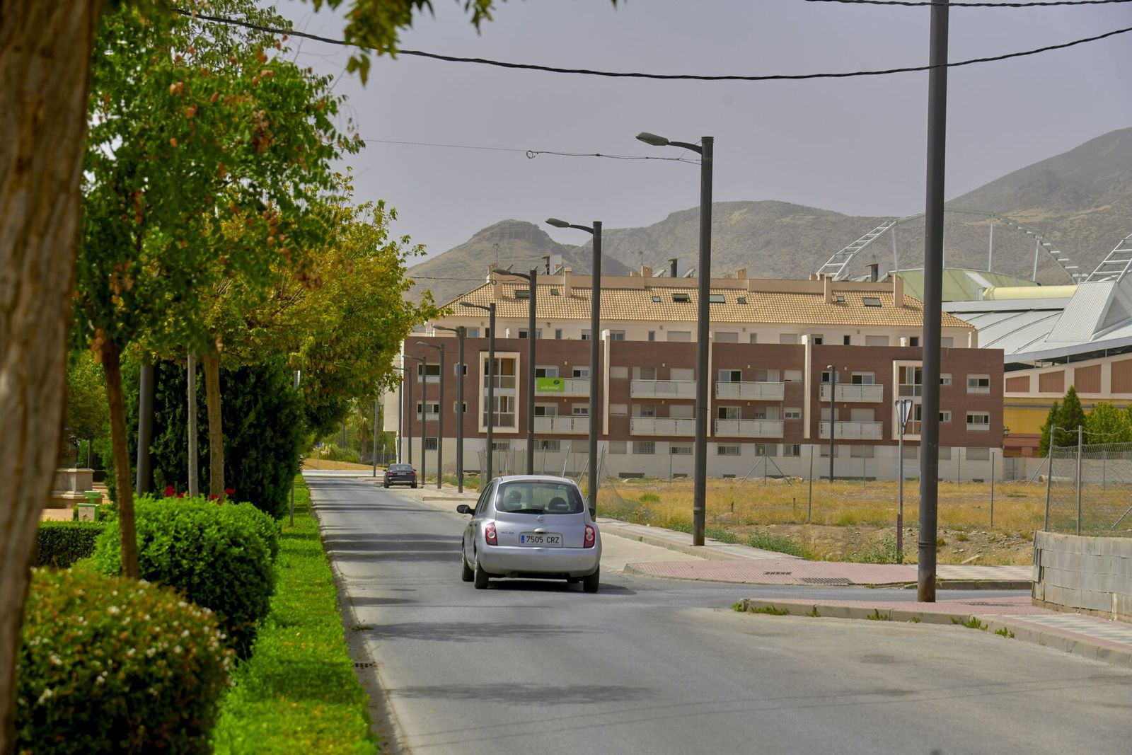 Vista del edificio 'okupado' en Atarfe