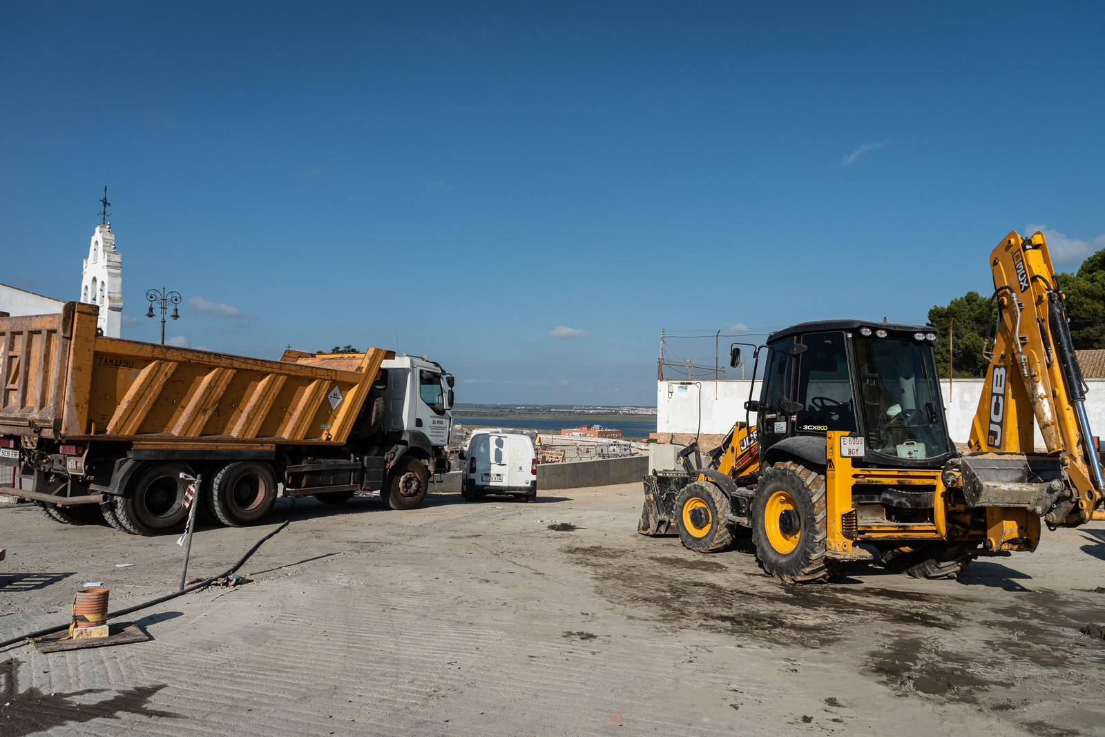 Imágenes de las principales obras públicas que se están llevando a cabo en Huelva