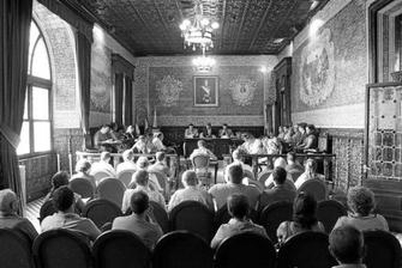 Una imagen reciente tomada durante uno de los últimos plenos municipales de la actual Corporación.