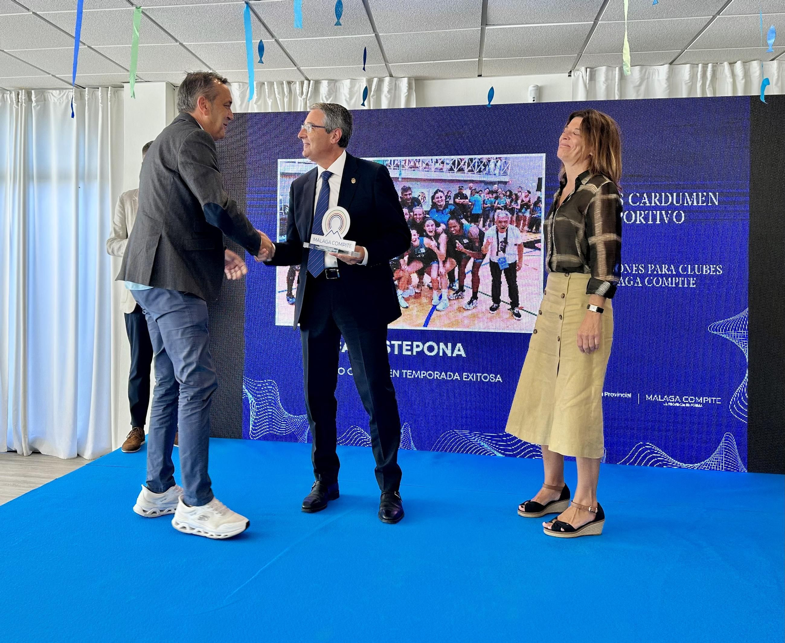 La Diputación reconoce a CAB Estepona, AMIVEL, Juventud Torremolinos CF, Ciclista Al-Ándalus y al Unicaja en la I edición de los Premios Cardumen Deportivo