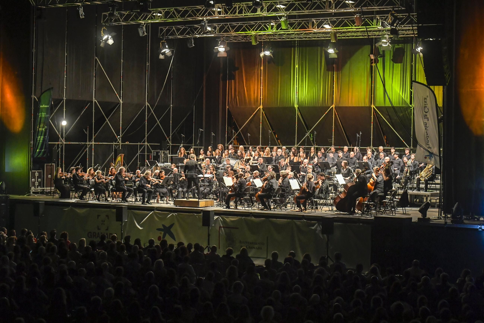 Un momento del concierto ofrecido ayer.