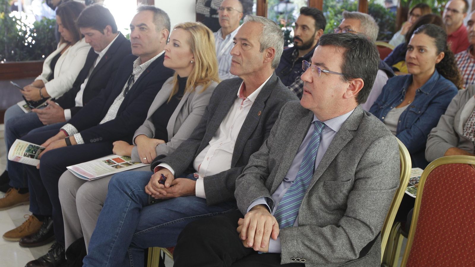 El alcalde de Dalías, Francisco Giménez, en el acto.