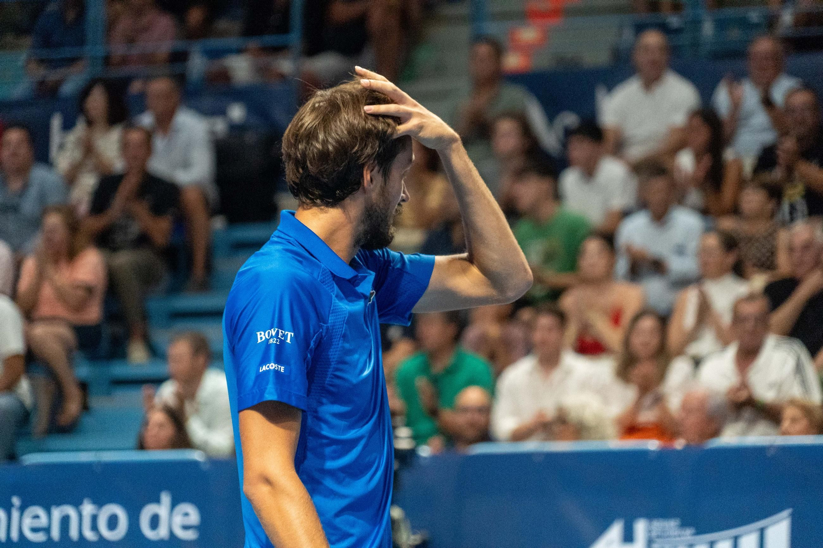 Imágenes de la final masculina de la Copa del Rey de tenis entre Daniil Medvedev y Alejandro Davidovich