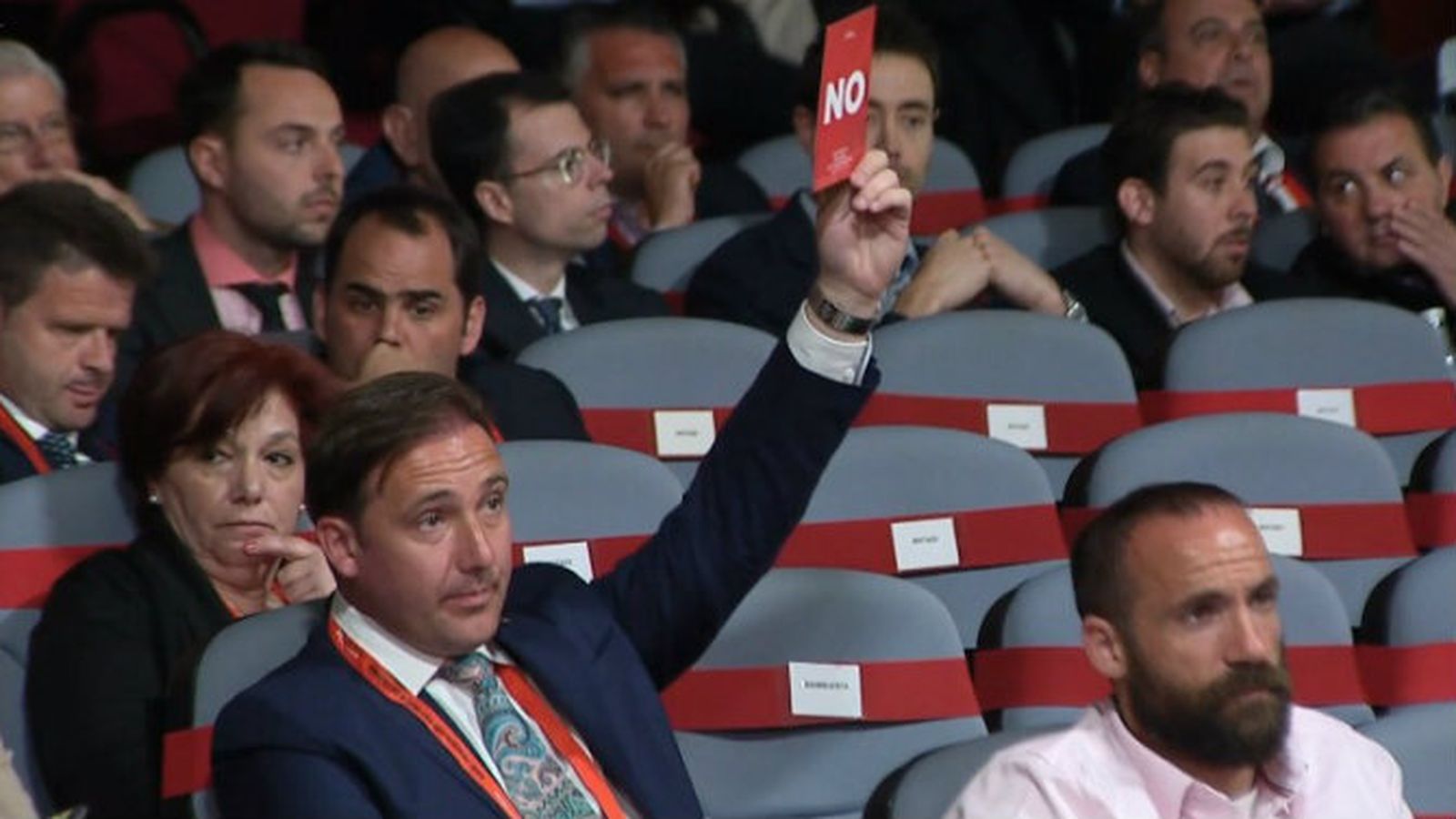 Álvaro Moya, en una asamblea de la Federación Española