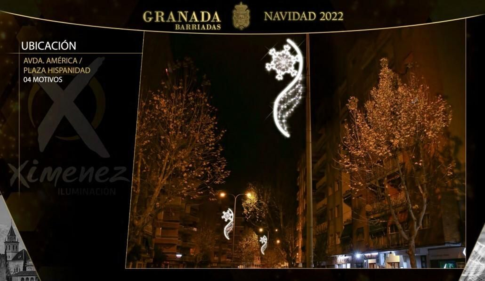 Estas son las luces de Navidad de los barrios de Granada, calle por calle