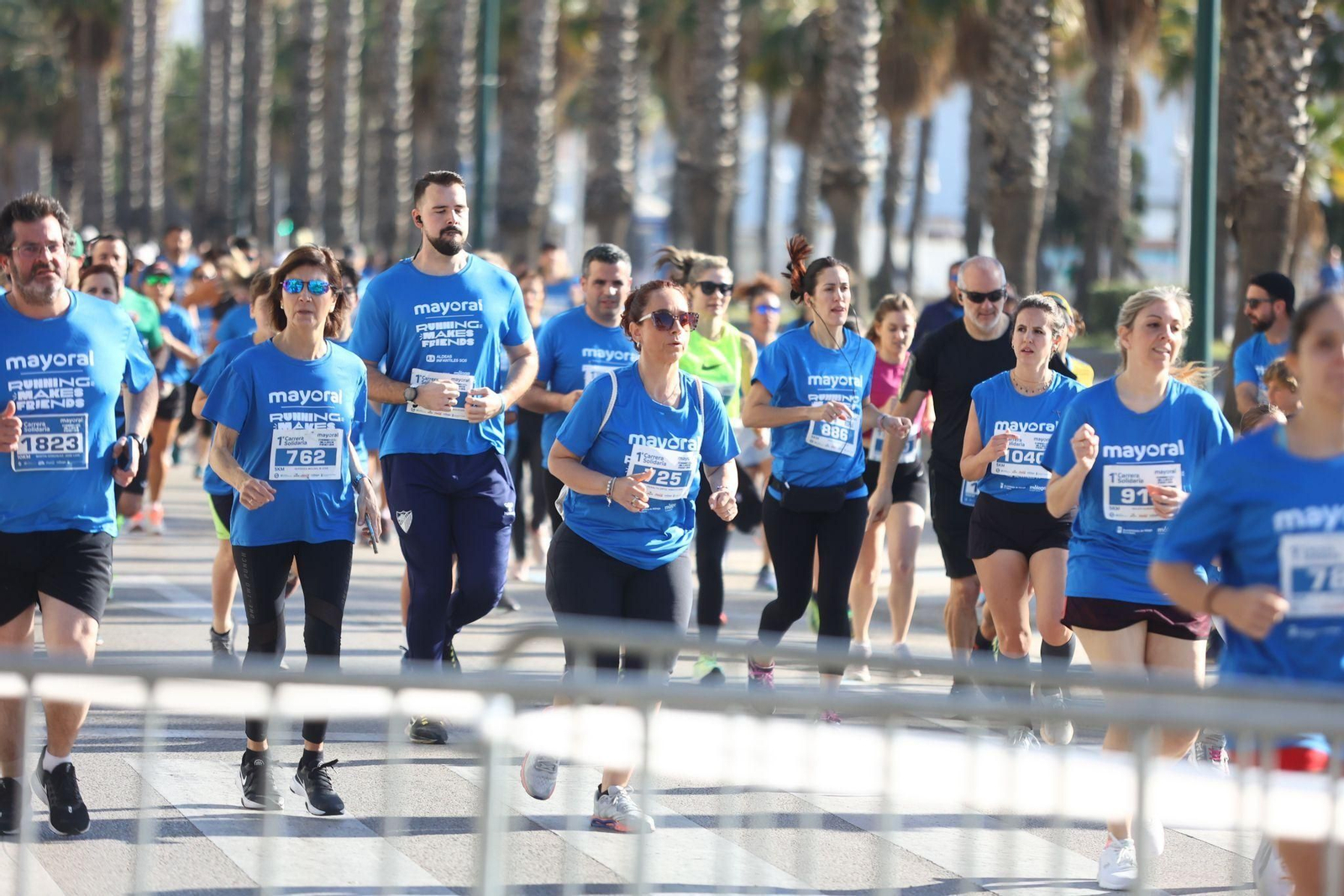 Las mejores fotos de la I Carrera Solidaria Mayoral de Málaga