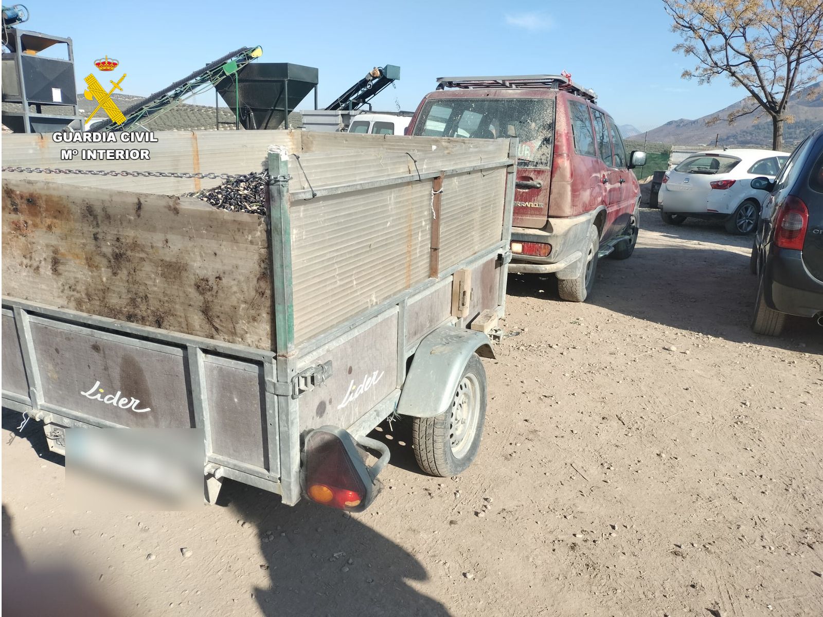 Imagen facilitada por la Guardia Civil.