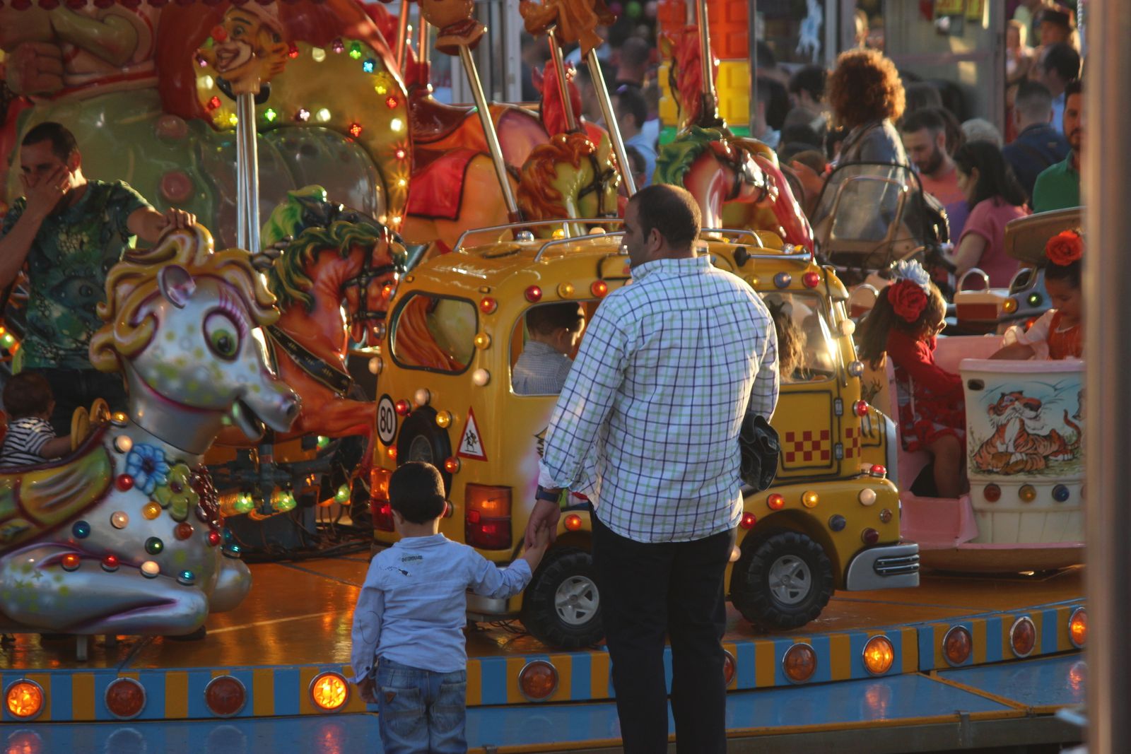 Parque de atracciones de la Feria de Puerto Real, en una imagen de archivo
