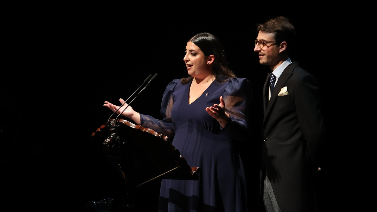 Imágenes de David Puerto en su pregón de Semana Santa 2025 en Jerez