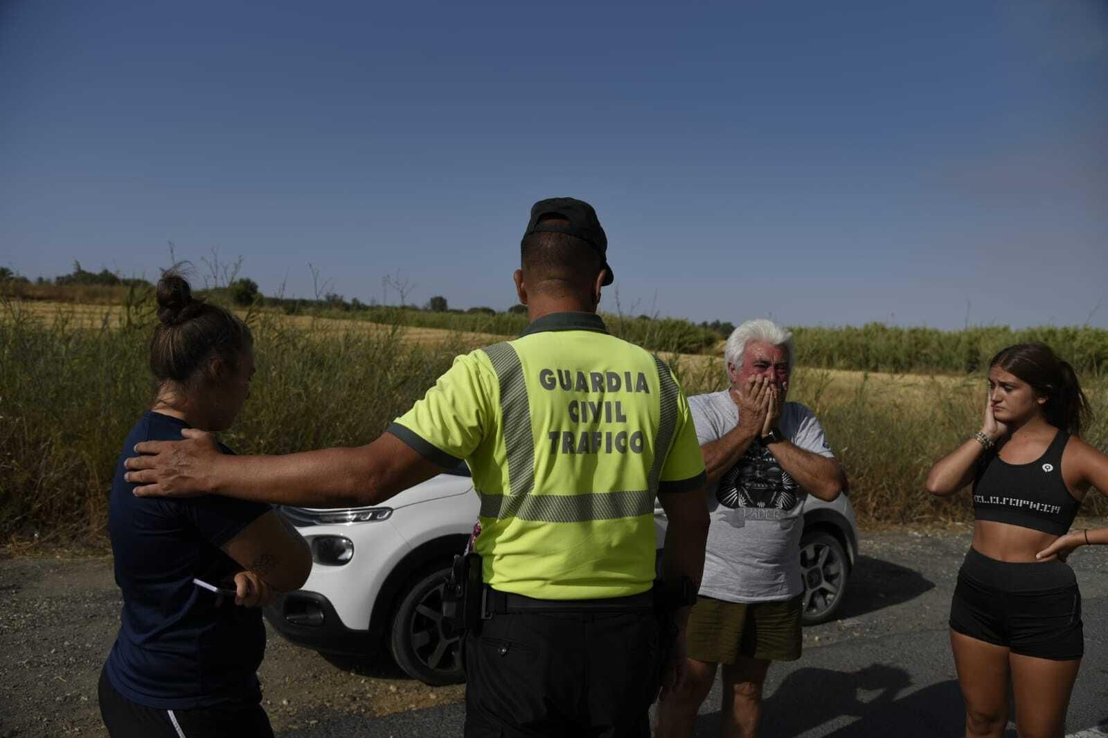 Imágenes del incendio forestal de Bonares