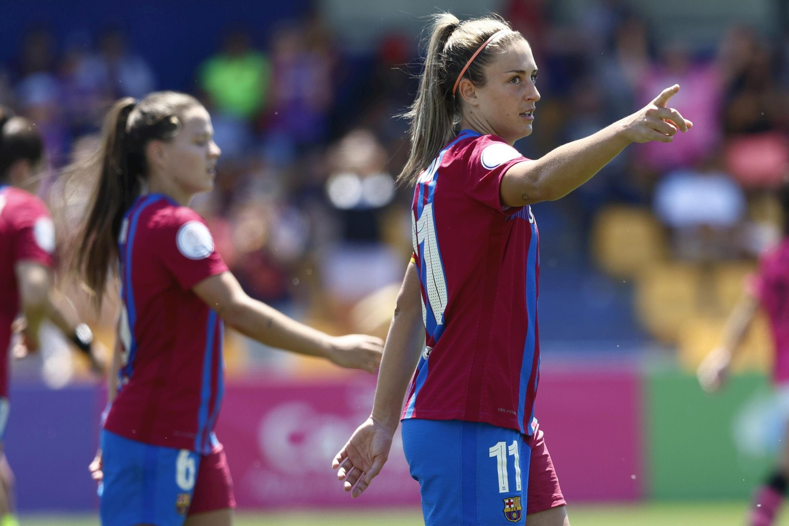Alexia Putellas, durante la final de la Copa de la Reina ante el Sporting Huelva.