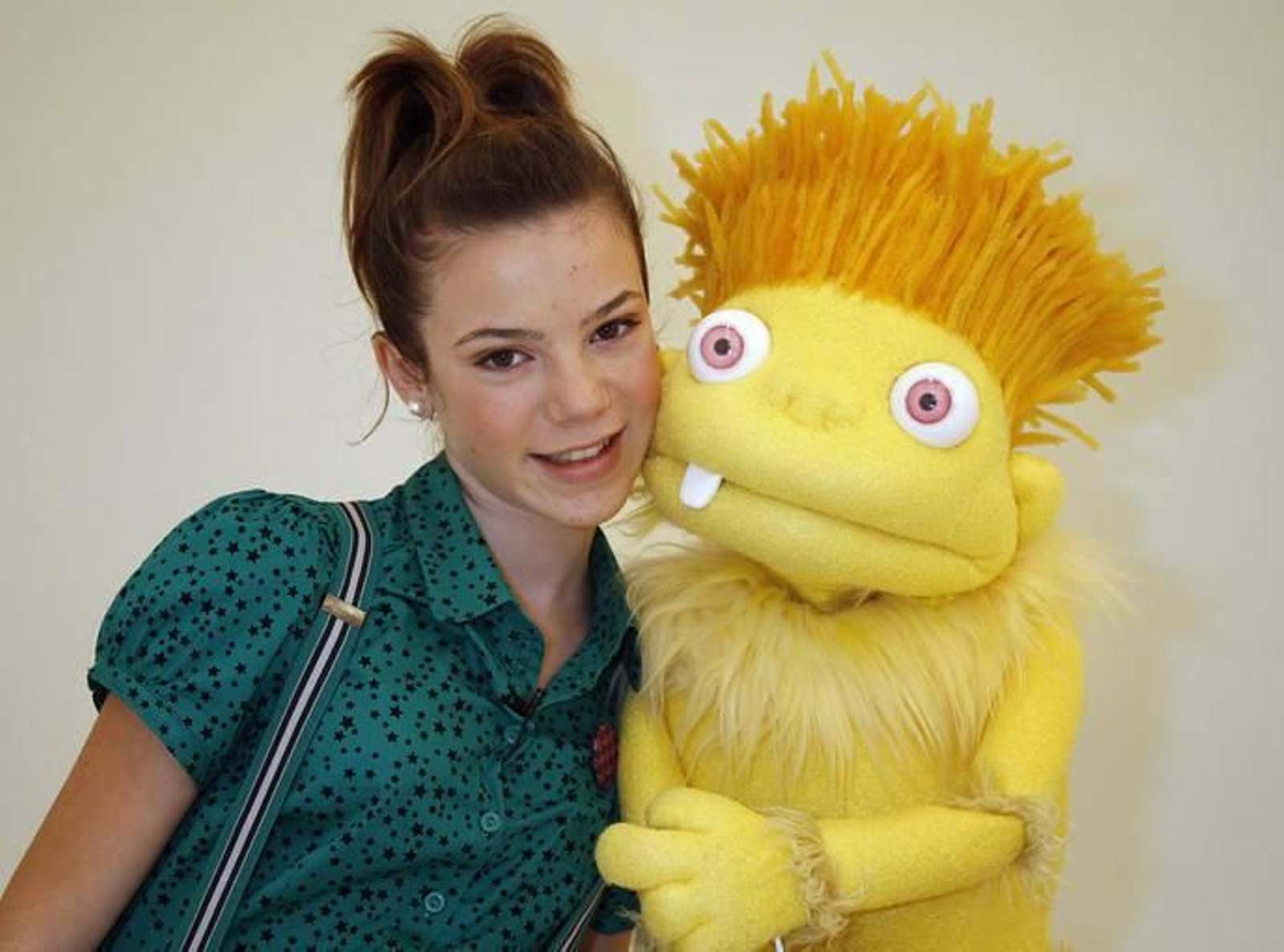 María Isabel, años después de Eurojunior, con Lucho de Los Lunnis