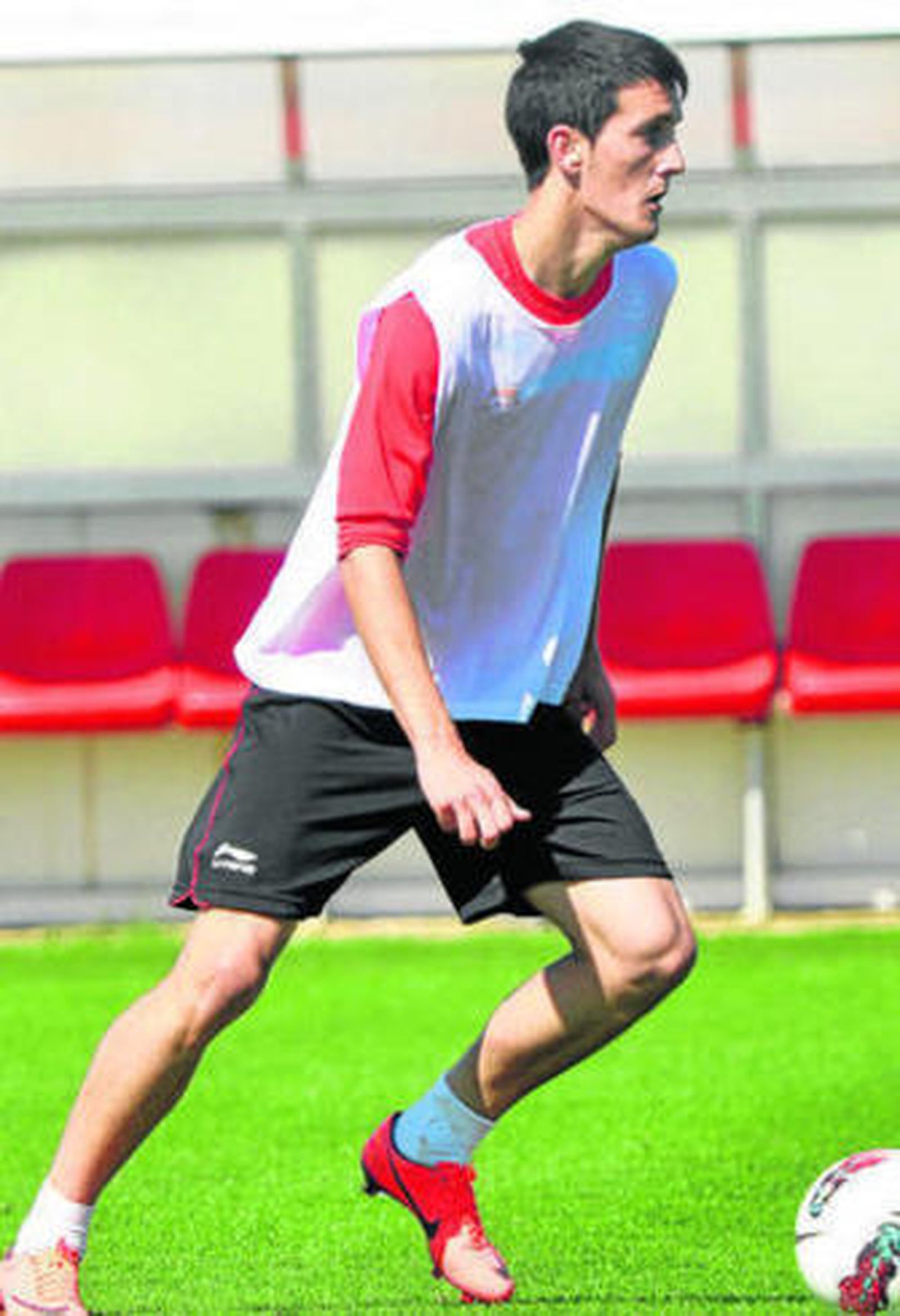 Luis Alberto, en un entrenamiento con el Sevilla.