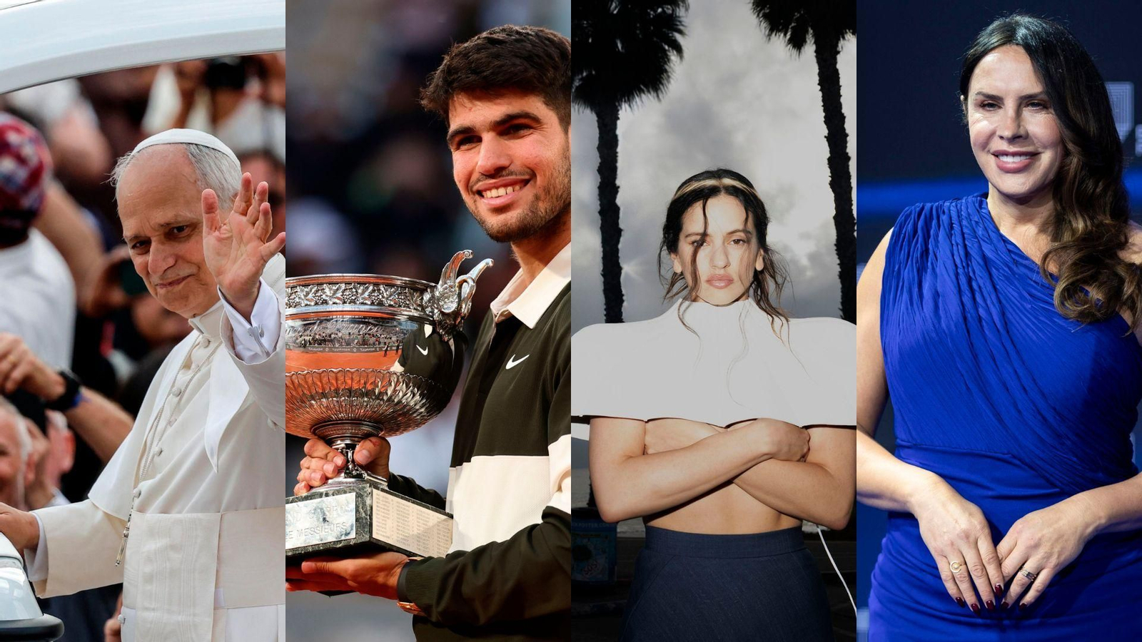 León XIV, Carlos Alcaraz, Rosalía y Karla Sofía Gascón, entre las búsquedas más repetidas