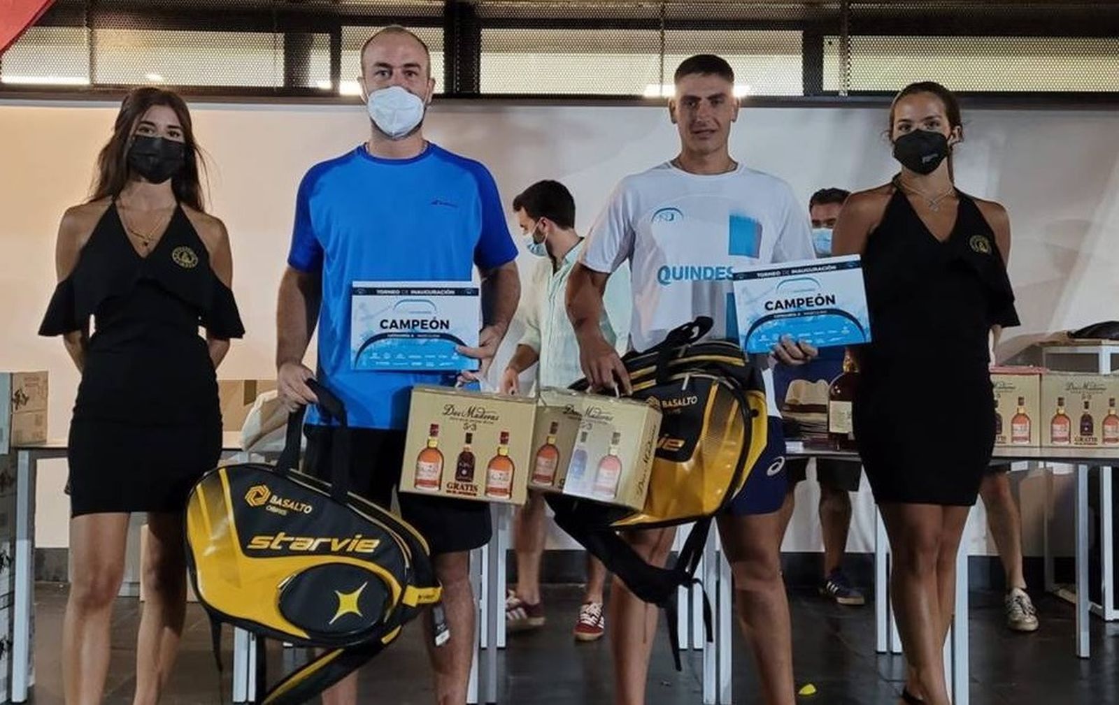 Estanislao Díaz y Juan Pedro Ramírez, ganadores de la categoría A.