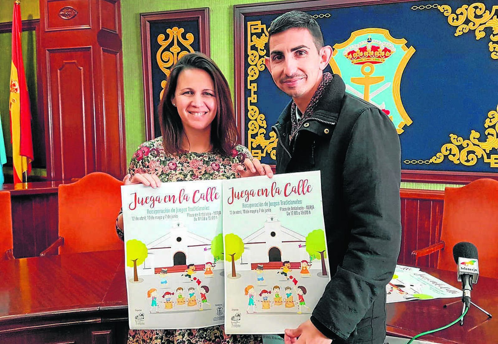 Presentación de la iniciativa en el salón de Plenos de Nerja.