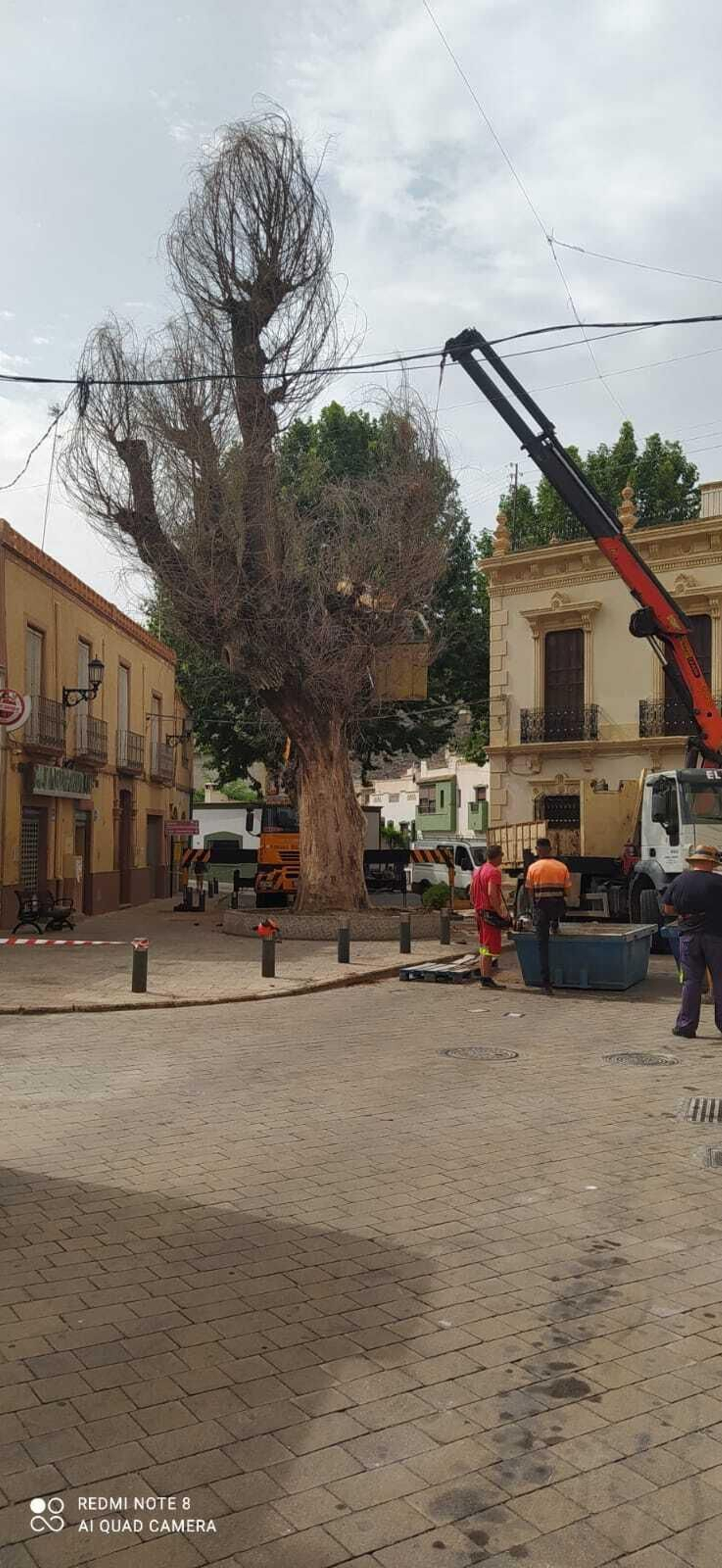 Momento de la retirada.