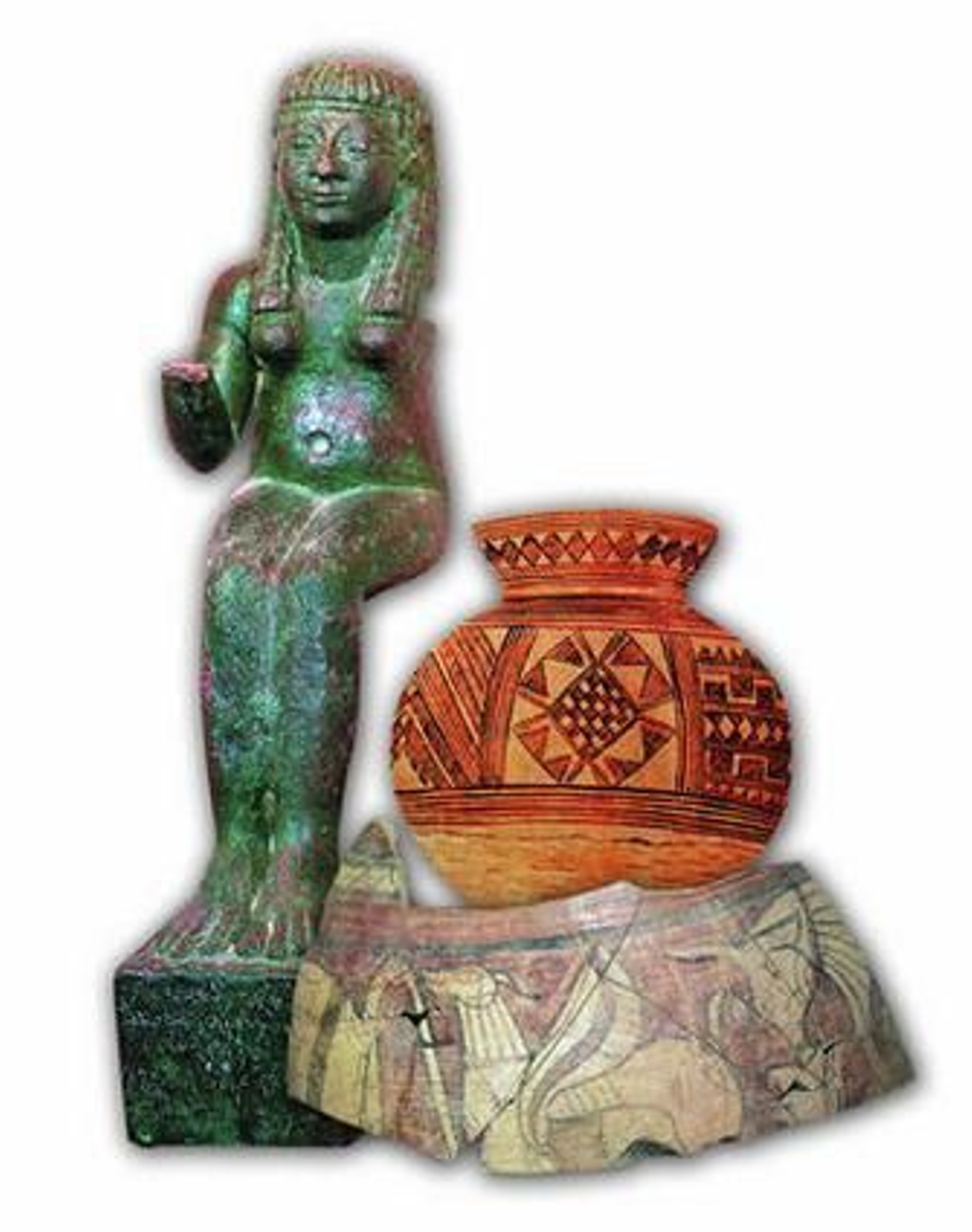 Un exvoto de Astarté y cerámicas tartésicas malagueñas.