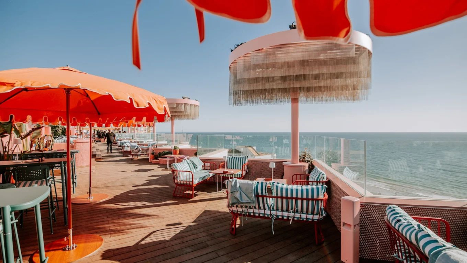 Vistas desde la terraza Atarde, en la décima planta del Hotel Cádiz Bahía