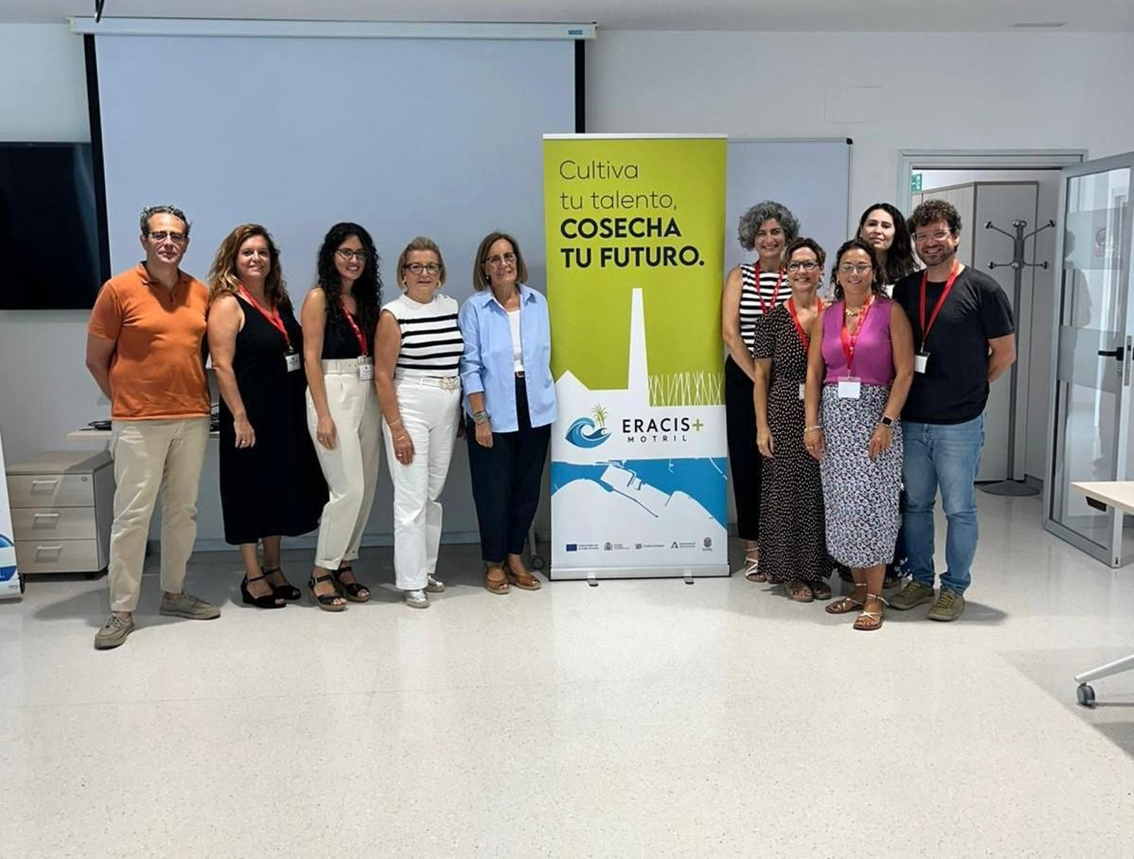 La delegada territorial de Inclusión Social, Matilde Ortiz, estuvo en Motril.