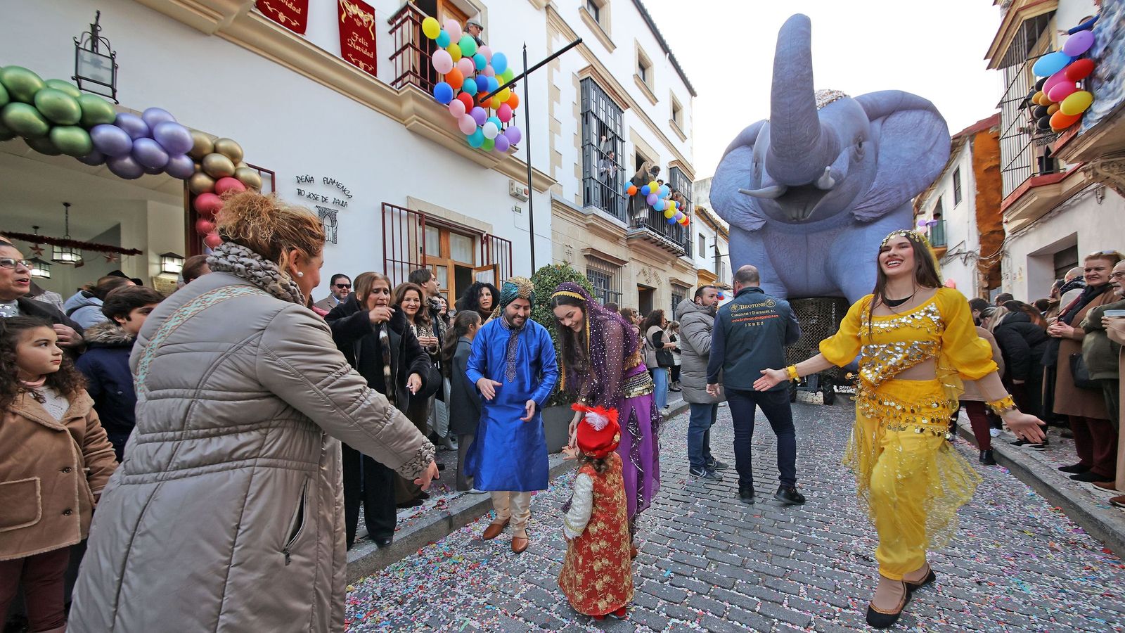 Imágenes de la cabalgata del Cartero Real de Jerez