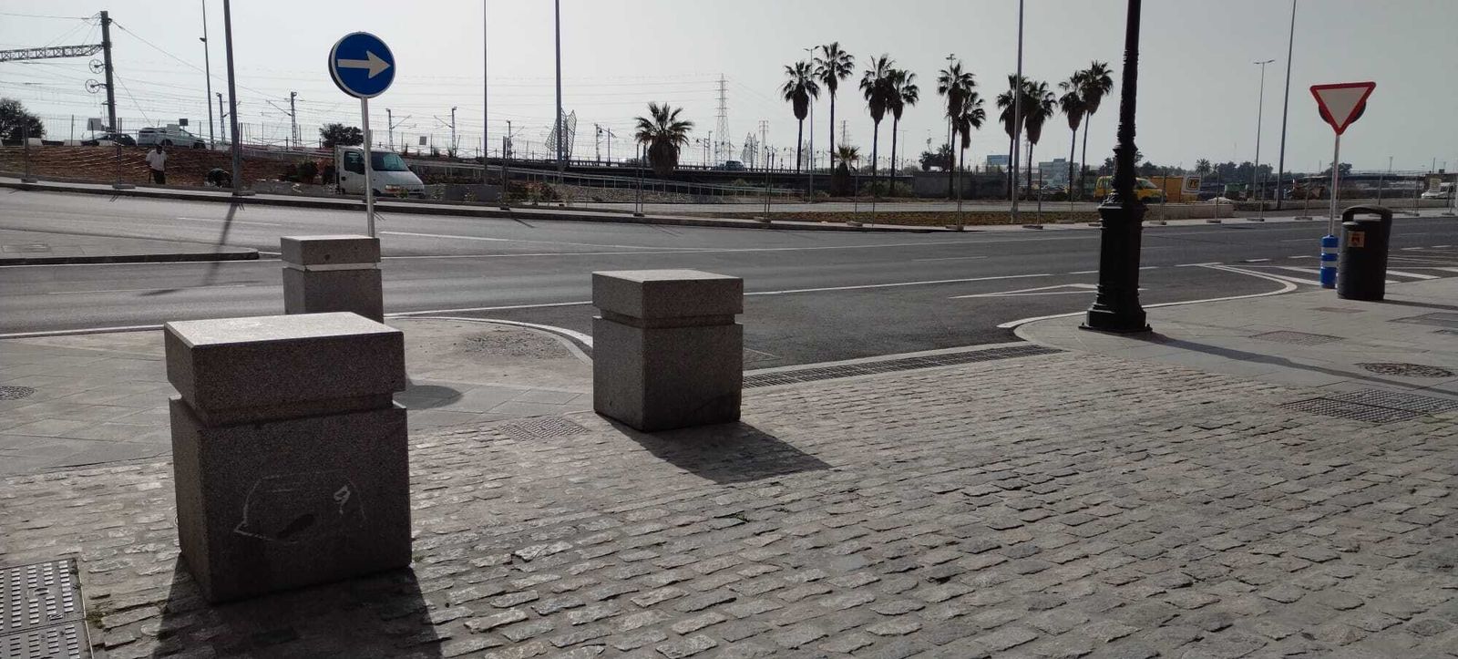 Una imagen de la nueva salida desde la calle Espíritu Santo hacia Pozos Dulces.