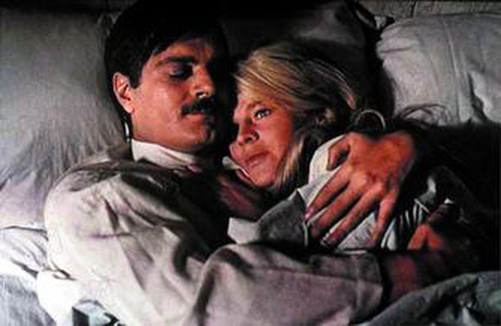 Omar Sharif y Julie Christie, caracterizados como Yuri Zhivago y Lara.
