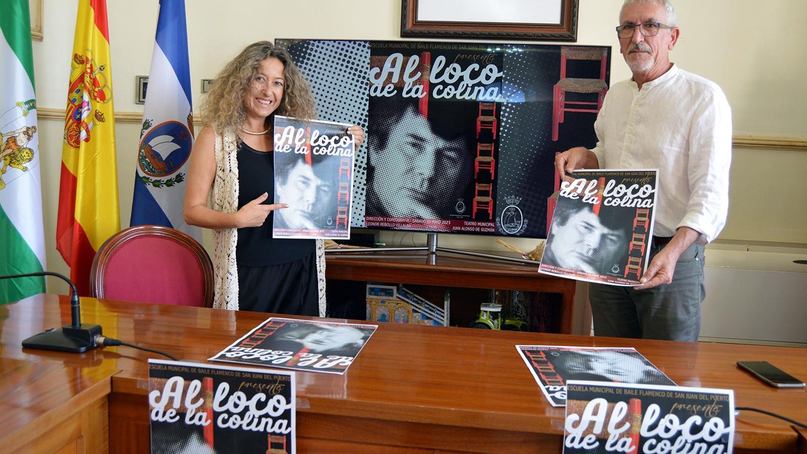 Presentación del espectáculo en San Juan del Puerto