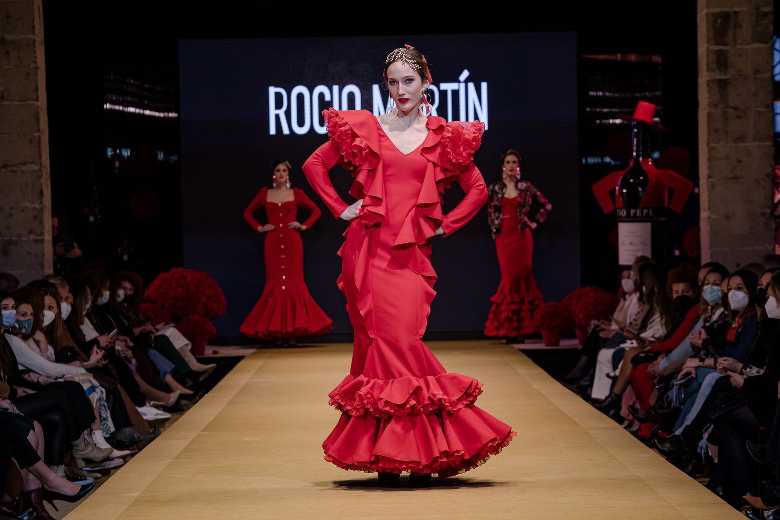 El desfile de Rocío Martín en la Pasarela Flamenca de Jerez, todas las fotos