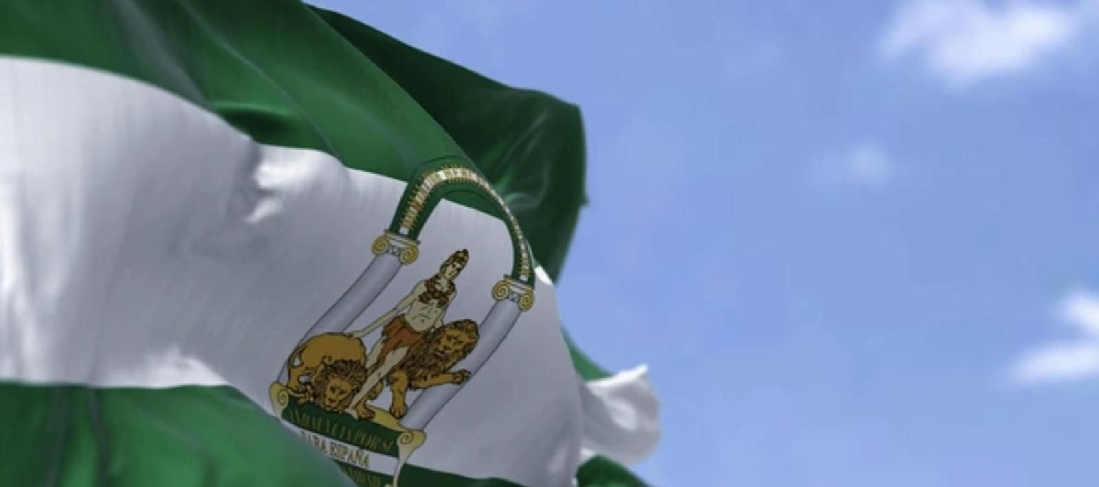 Una bandera de Andalucía Una bandera de Andalucía