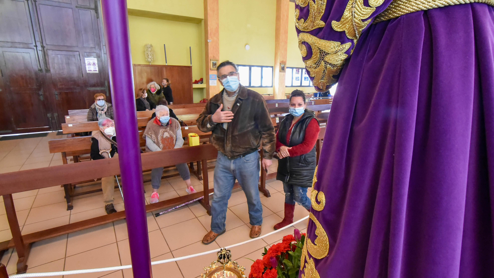 Fotos de la Veneración al Cristo de Medinaceli en La Línea