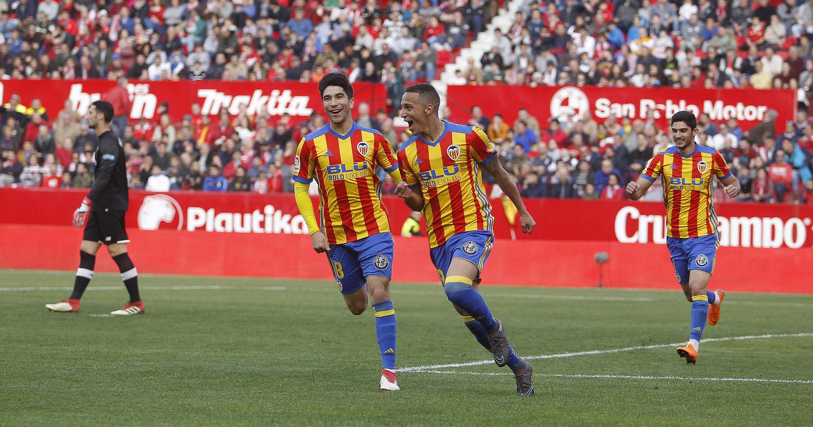 El Sevilla FC-Valencia, en imágenes