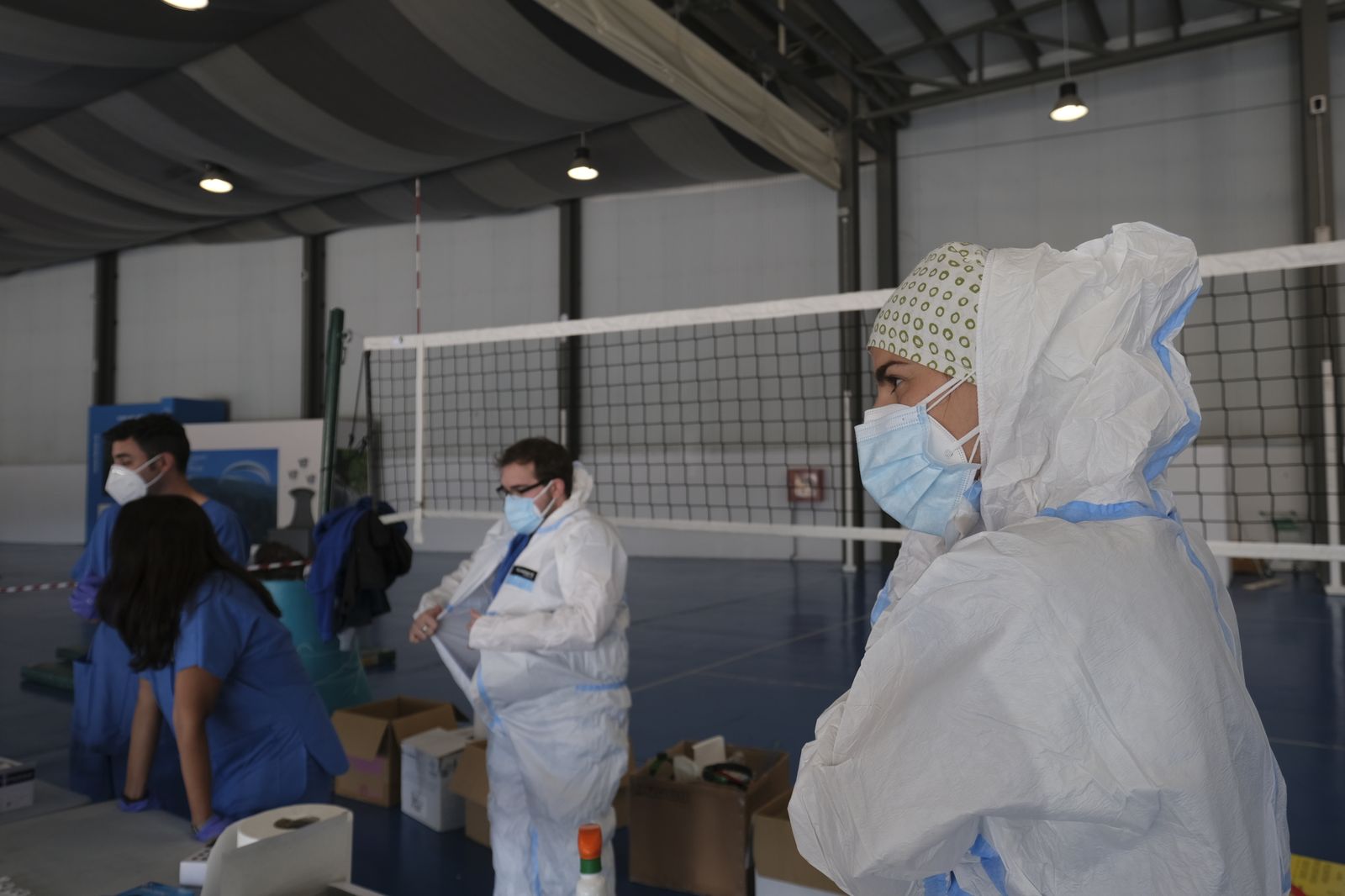 Fotogalería cribado test antígenos COVID-19 en Berja. Almería