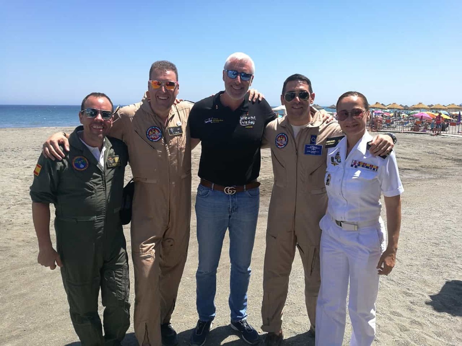 Las mejores imágenes delLa Patrulla Vampir Fliers en el Festival Aéreo Internacional Torre del Mar