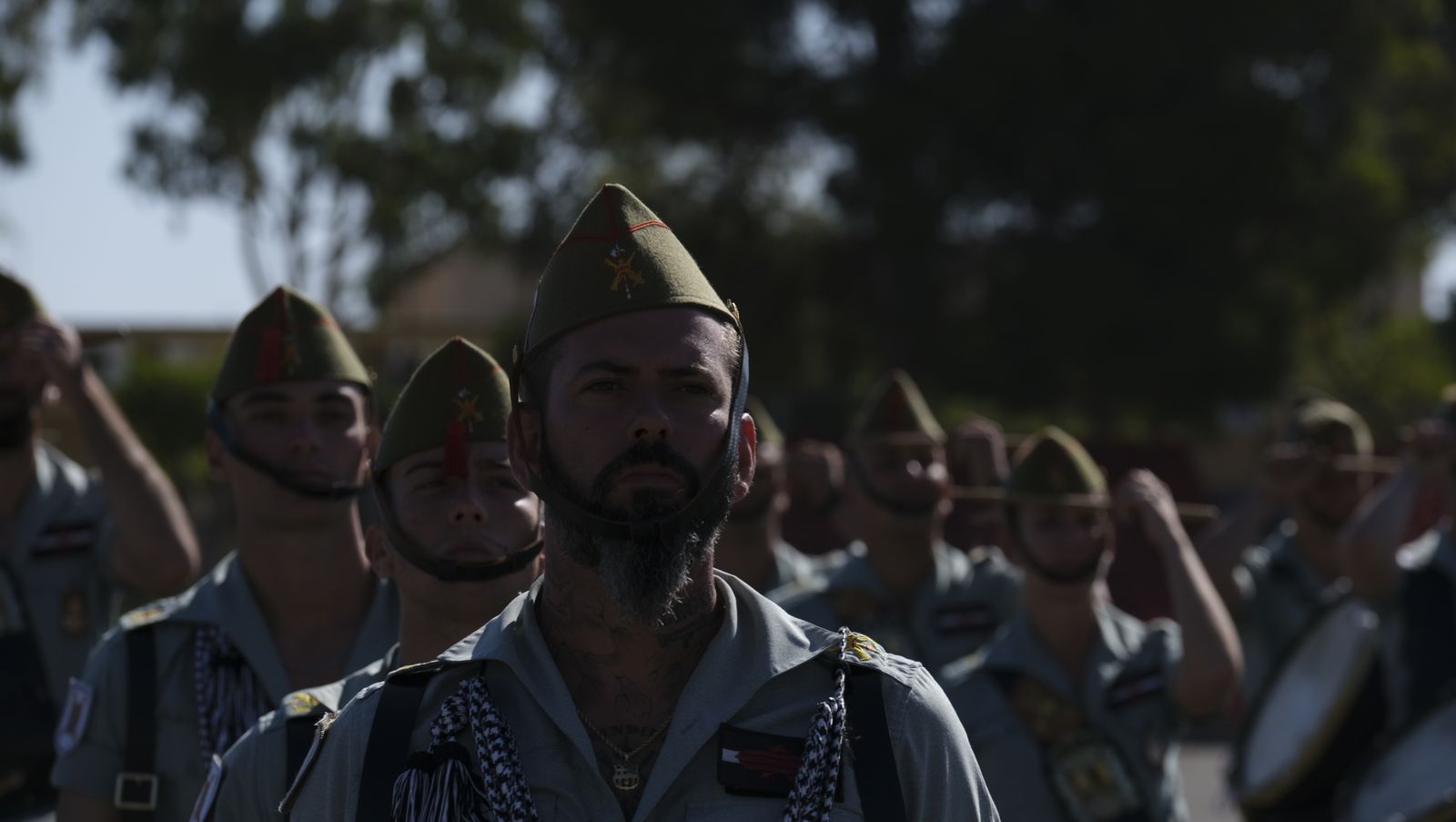 Imágenes de la visita de la Ministra de Defensa Margarita Robles a la Brigada Alfonso XIII de La Legión