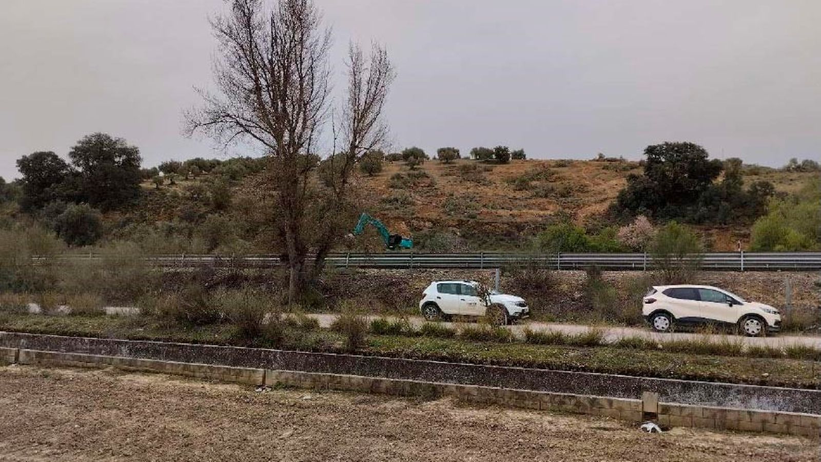 Trabajos de la variante de Loja junto a la autovía A-92