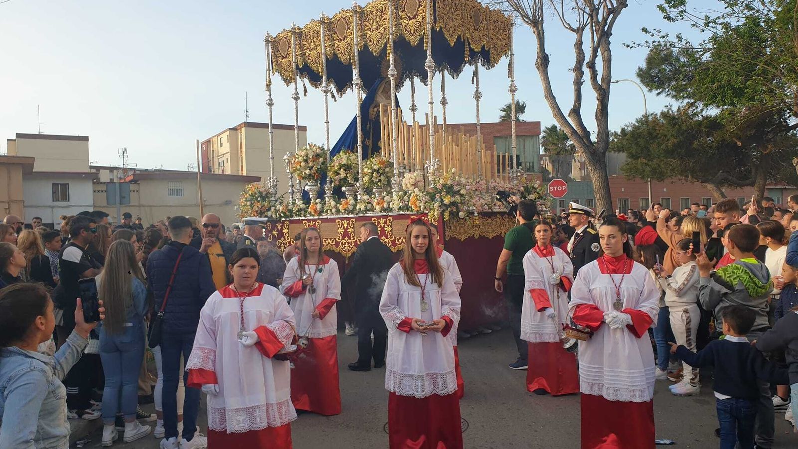 El paso de Nuestra Señora del Mayor Dolor.