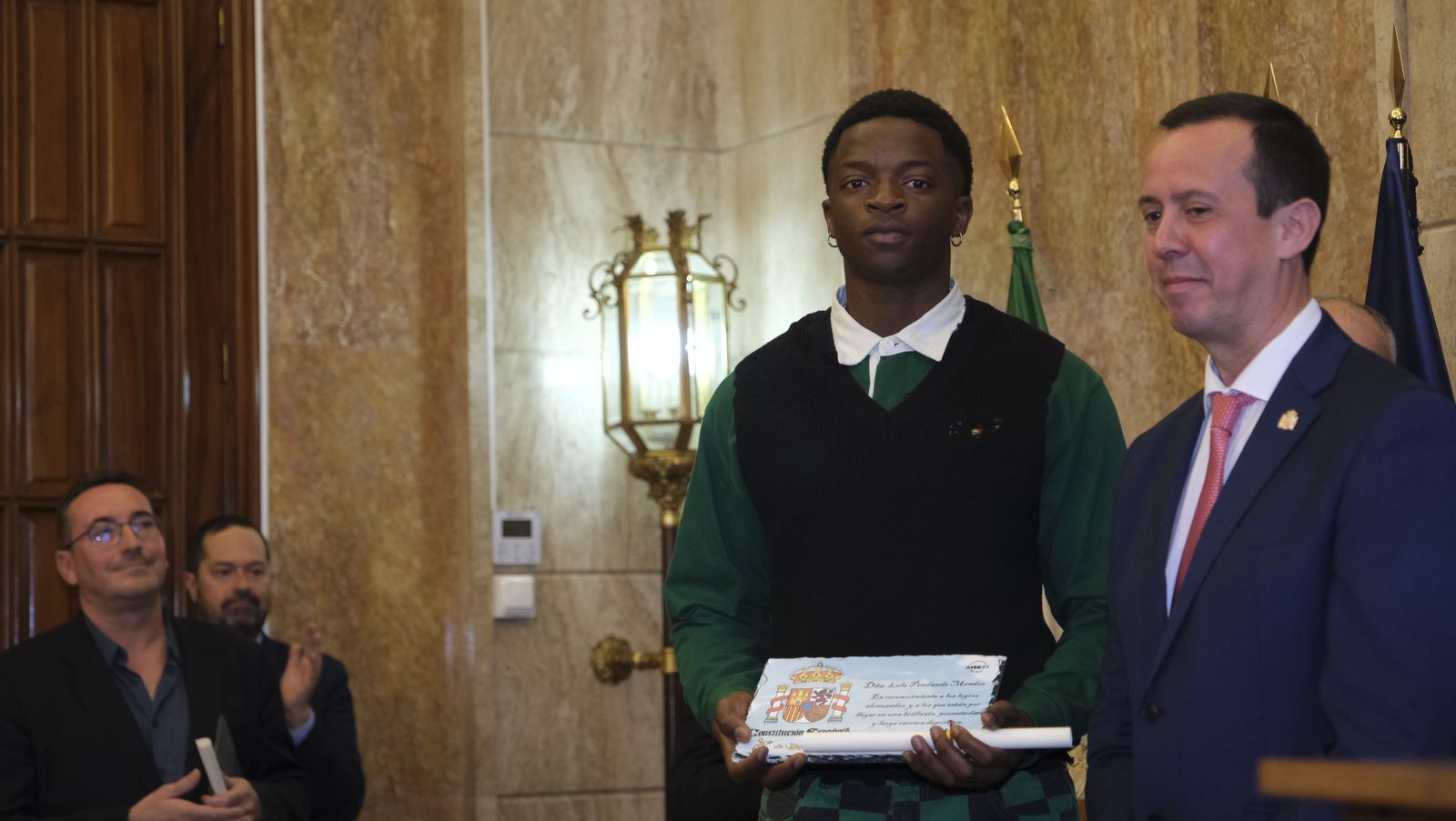 Imágenes del acto del Día de la Constitución en la Subdelegación del Gobierno de Almería