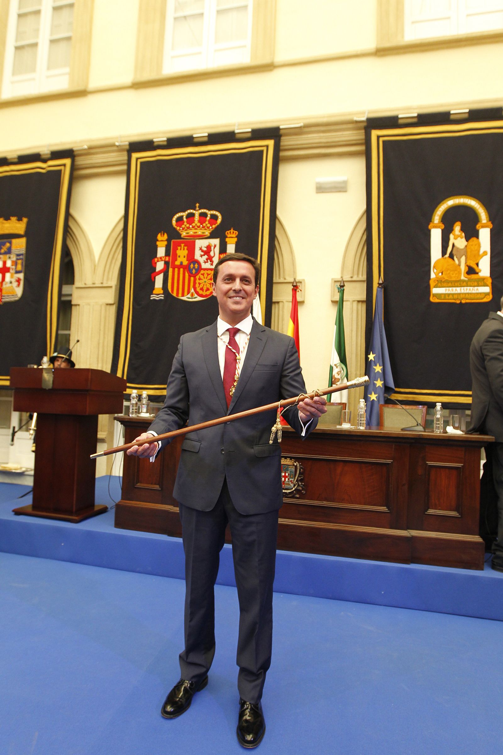 Pleno investidura Presidente Diputación de Almería. Javier Aureliano García